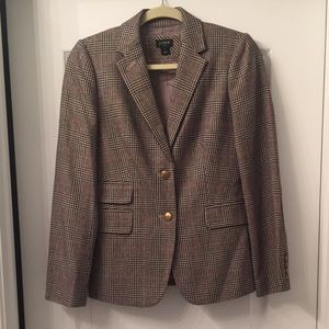 Houndstooth jcrew blazer